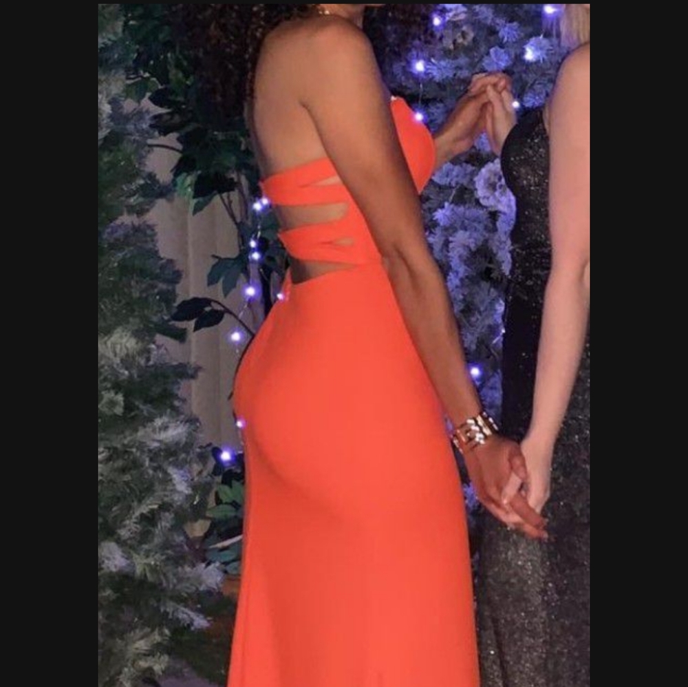 Orange gown